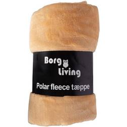 Borg Living Fleece Tæppe Beige