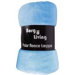 Borg Living Fleece Tæppe Blå