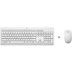 HP 230-240 Sans Fil 2.4 GHz QWERTY Blanc Pour Pavilion 13 14 15 24 27