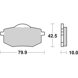 TRW Brake Pad Mcb587