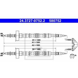 ATE 24.3727-0752.2 Handremkabel 1593 Met Toebehoren