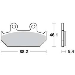 TRW Bremsbelag Organ. Mcb