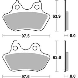 TRW Brake Pad MCB799SH 44082-00