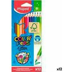 Maped Farveblyanter Color' Peps Star Multifarvet 12 Dele 12 enheder