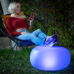 InnovaGoods Siège gonflable LED Pulight avec télécommande