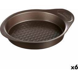 Pyrex Asymmetrisk Sort Metal Kageform Sæt 26 cm 6 Enheder Bageplade