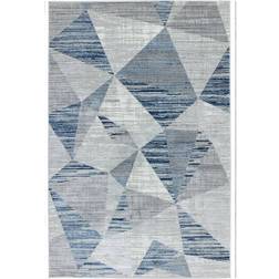 Asiatic medium 120x170cm Orion Blocks Geometric Gold, Blue, Silver