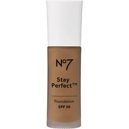 No7 Stay Perfect Foundation SPF30 #20 Deeply Bronze