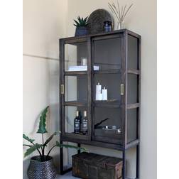 Chic Antique Vitrineskab Med Skydelåger H161 Reolsystem
