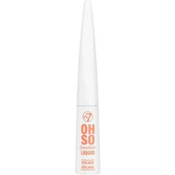 W7 Oh So Sensitive Liquid Black Eyeliner - Black