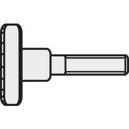 Toolcraft M4 8mm DIN 464 Galvanized Steel Screws Set of 10