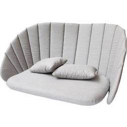 Cane-Line Peacock Sofa-Set 2-Sitzer Matt Light Grey Sofa