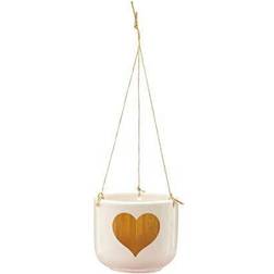 Sass & Belle Gold Heart Hanging Planter