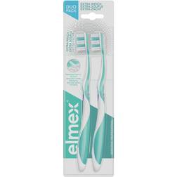 Elmex Sensitive Brosse À Dents Extra Souple Duo 2 Pièces