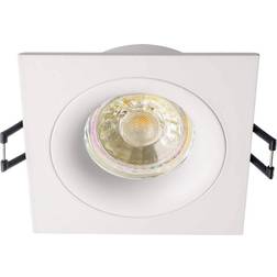 Deko Light Sirrah 110022 Anneau encastrable pour plafond LED, Ampoule halogène GU5.3, MR 16 35 W blanc de sécurité (RAL 9003)