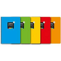 Lamela A4 Multicolour Notebooks 5 Pack of 100 Sheets