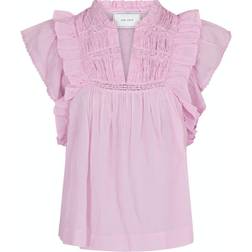 Neo Noir Jayla S Voile Top - Rose