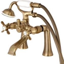Kingston Brass KS288 Essex Deck Clawfoot Tub Brass