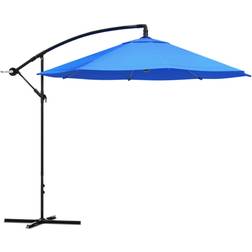 Pure Garden 50-LG1039 Cantilever Hanging Umbrella Brilliant Blue