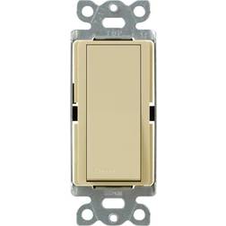 Lutron Claro 15 Amp 4-Way Rocker Switch with Locator Light, Ivory