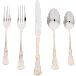 Royal Albert Old Country Roses 20 Piece Flatware Golden Cutlery Set 20pcs