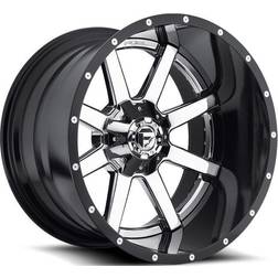 Fuel Off-Road Maverick, 24x14 Wheel with 6 on 135 and 6 on 5.5 Bolt Pattern Chrome