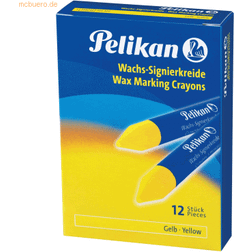 Pelikan 12 x Wachs-Signierkreide 772/12 gelb VE=12 Stück