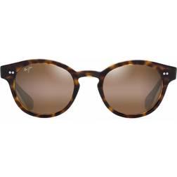 Tommy Bahama Maui Jim Joy Ride HCL Bronze Oval Unisex Sunglasses - Tortoise