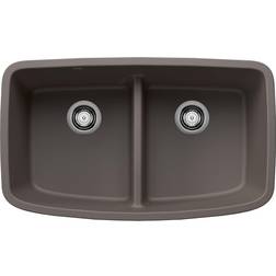 Blanco 443126 VALEA SILGRANIT 50/50 Double Bowl Undermount