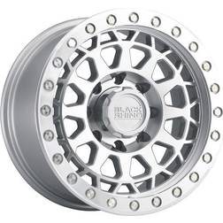 Black Rhino Primm Wheel, 18x9.5 with 5 on 5 Bolt Pattern Silver