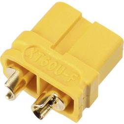 Reely 1619401 Battery receptacle XT60U Gold-plated 1 pcs