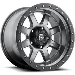 Fuel Off-Road Trophy, 18x10 Wheel with 5 on 5 Bolt Pattern Gun Metal Matte D55218007345
