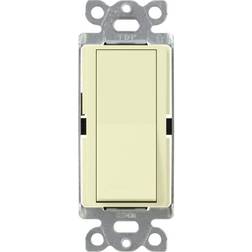 Lutron 29224 CA-4PSNL-AL CLARO 120VAC/600W 4W SWITCH AL Push Light Switch