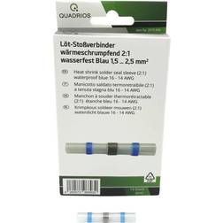 Quadrios 2011C400 Stoßverbinder 1.5mm² 2.5mm² Vollisoliert Blau 15St