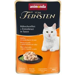 animonda Vom Feinsten Adult In Salsa 18 x 50 G Umido Per Gatto - Filetto Di Pollo + Petto D'Anatra