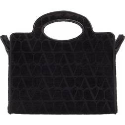 Valentino Garavani Sculpture Monogram Tote Bag - Black