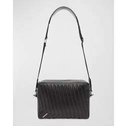 Balenciaga Full-Grain Leather Camera Bag - Black