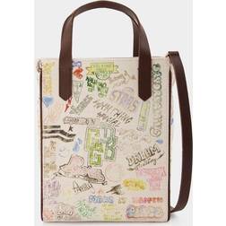 GOLDEN GOOSE California Mini Canvas & Leather Tote