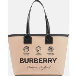 Burberry Tote Medium aus Canvas mit Leder Multicolor Einheitsgröße