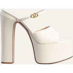 Valentino Garavani Off-White Tan-Go Heeled Sandals I16 Light Ivory IT