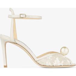 Jimmy Choo Sacora 85 Leather Sandals - Satin