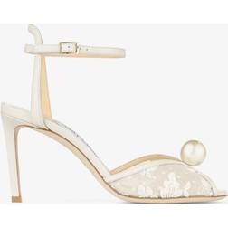 Jimmy Choo Sacora Sandaler Med Hæl - Beige