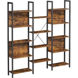 Vasagle 14 Livelli Stile Industriale L158 x H166 cm Scaffale per libri