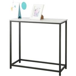 SoBuy FSB29-SCH White/Black Konsolbord 30x80cm
