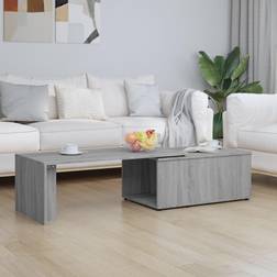 vidaXL Grå Sonoma-Eg 150 x 50 x 35 cm Sofabord 50x150cm