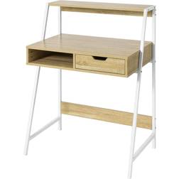 SoBuy Scrivania Piccola Con Libreria FWT63-N Scrittoio