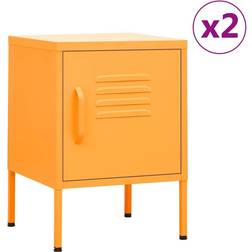 vidaXL Natborde 2 Stk 35 x 35 x 51 cm Sengebord