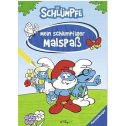 Ravensburger Die Schlümpfe Mein schlumpfiger Malspaß Malheft für Kinder ab 5 Jahren Große Wimmelszenen zum Ausmalen