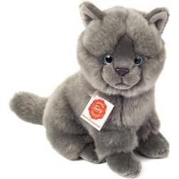 Hermann Teddy Kartäuser Katze sitzend, 20 cm