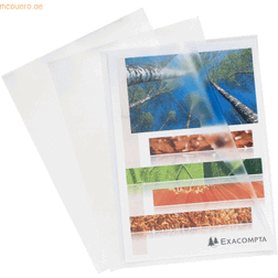 Exacompta L-map A4 Transparant PP 120 Micron 10 Stuks